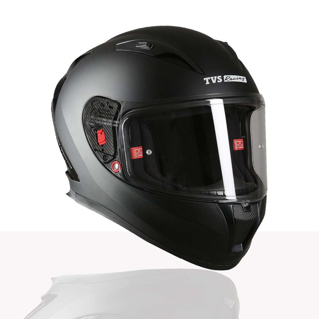 TVS Racing Dual Visor Helmet for Men – Anti-Fog Pin-Lock, Aerodynamic Design & DOT/ISI/ECE Certified – Premium Full Face Helmet For Men